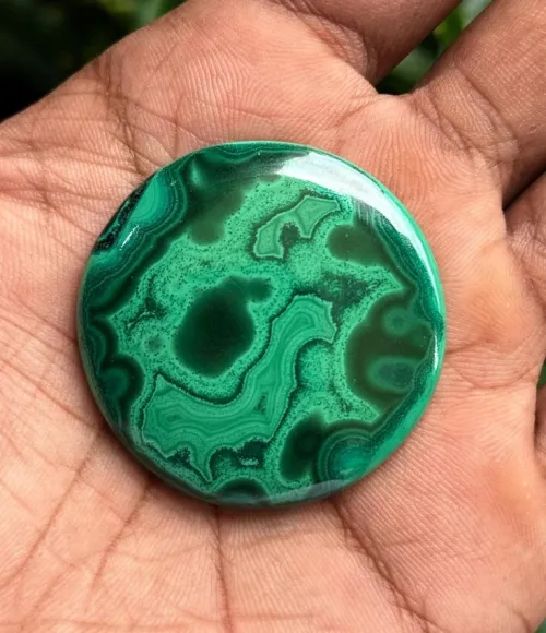 Malachite in various forms