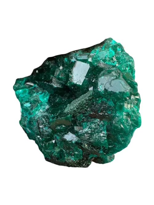 Microscopic view of velvet malachite fibrous structure